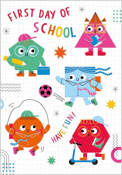 First Day Of School Card