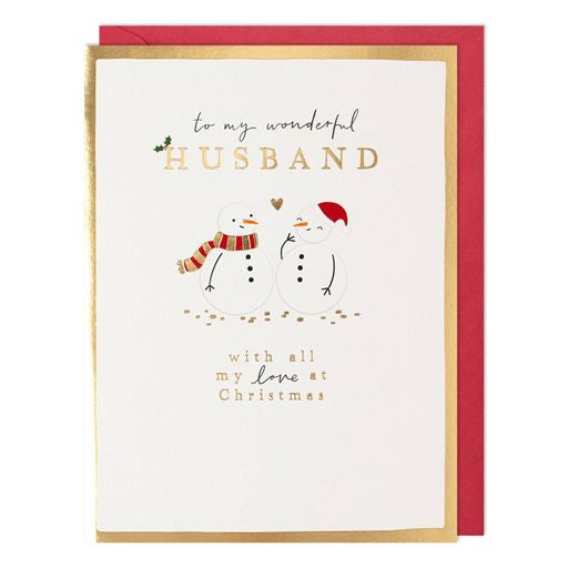 Wonderful Husband Christmas Card