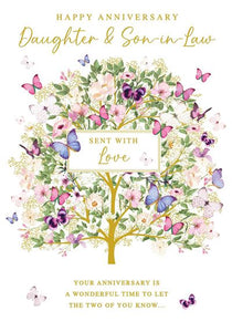 Daughter & Son-In-Law Anniversary Card