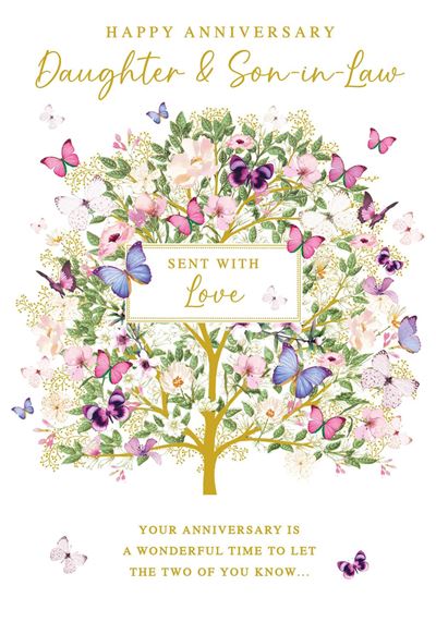 Daughter & Son-In-Law Anniversary Card