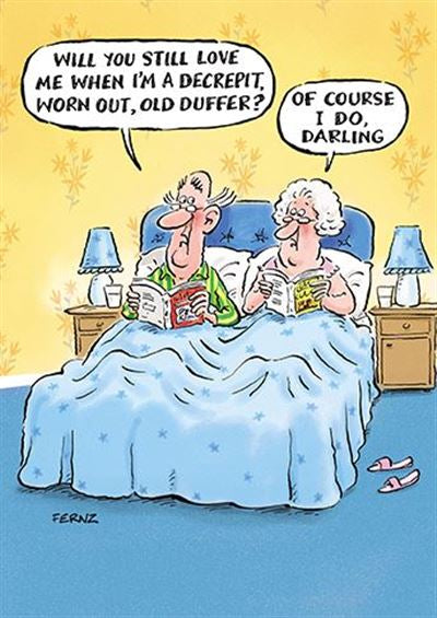 Old Duffer Humour Birthday Card
