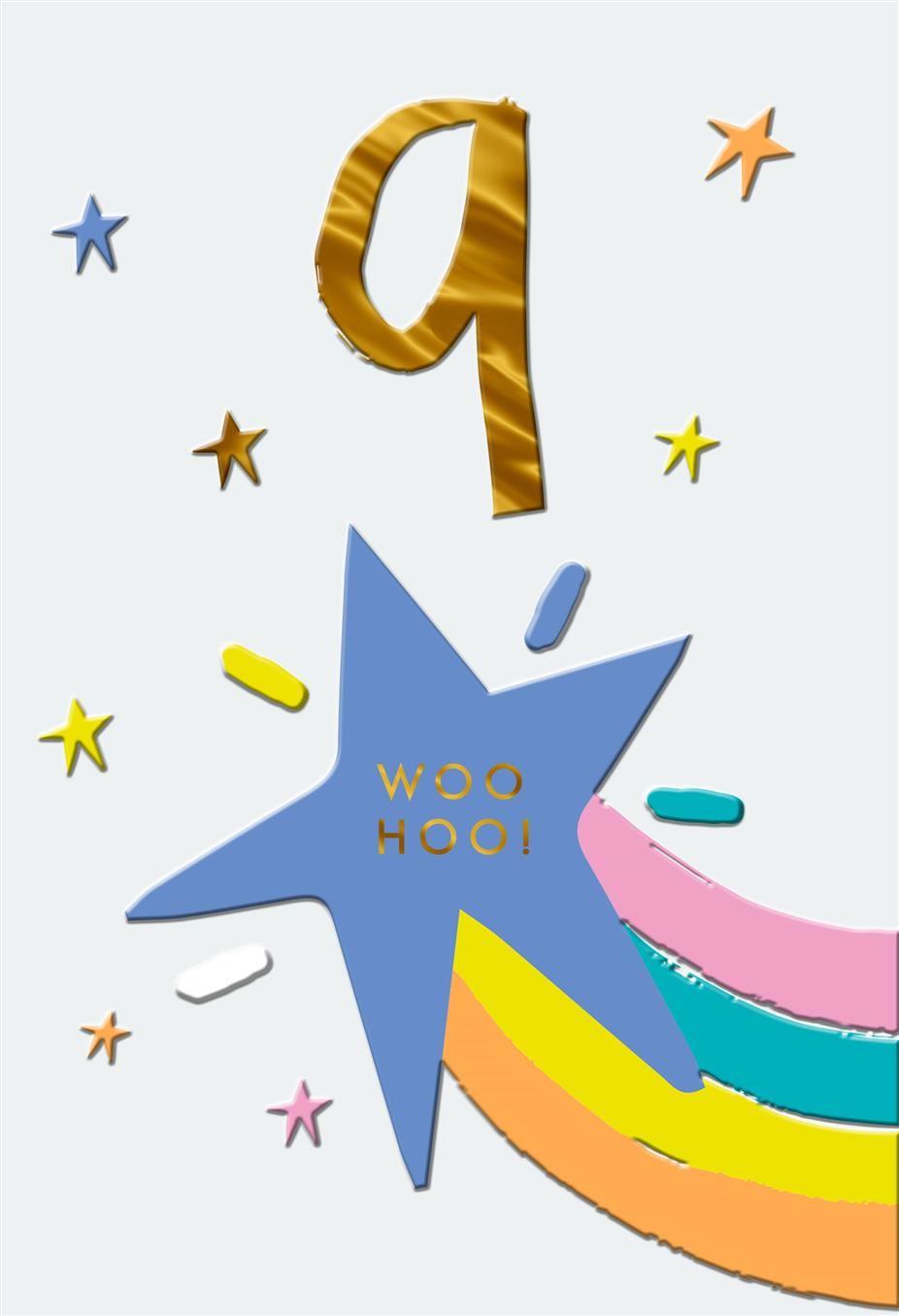 Woo-Hoo! 9th Birthday Card