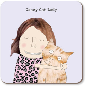 Crazy Cat Lady Coaster By RosieMadeAThing