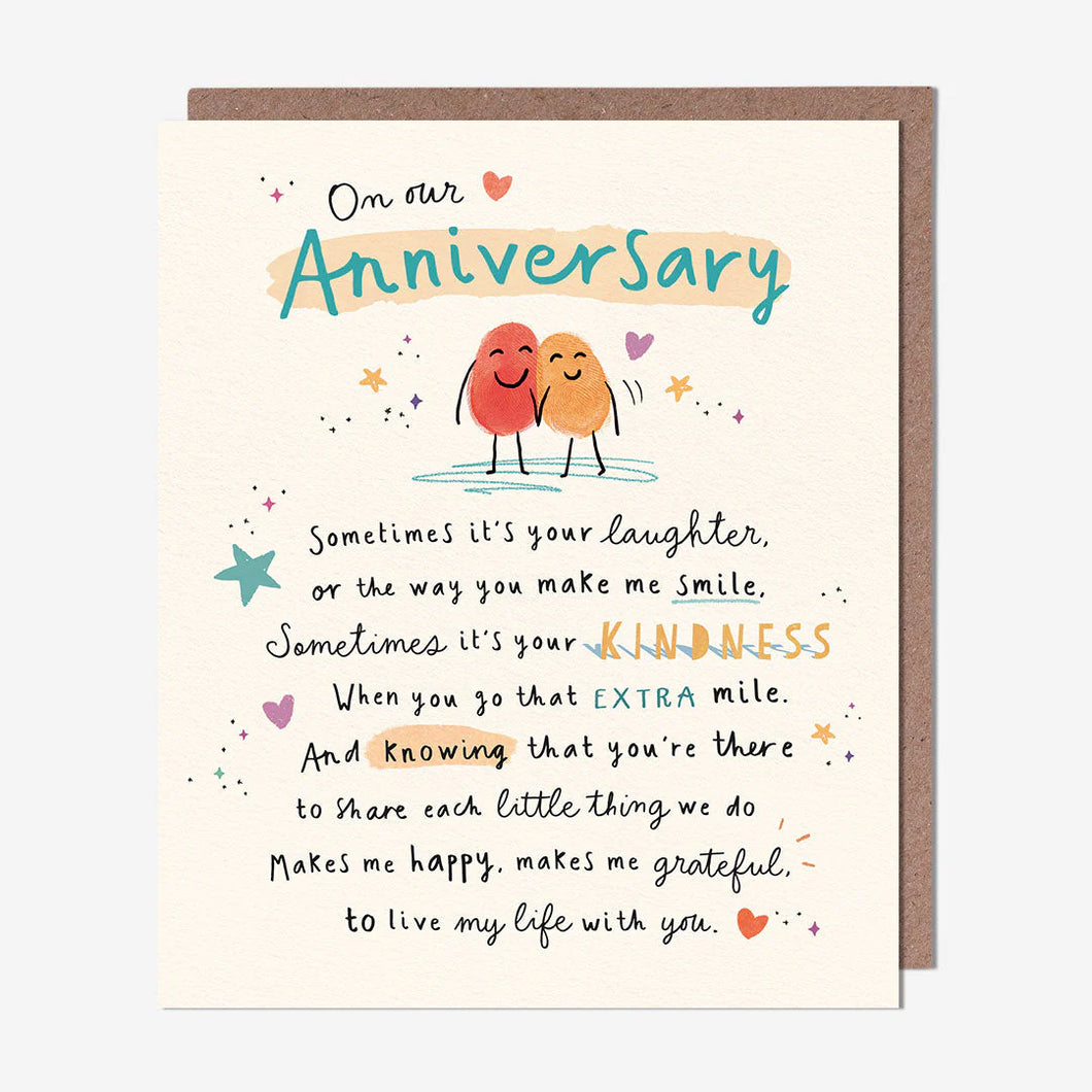 Make Me Smile Anniversary Our Card