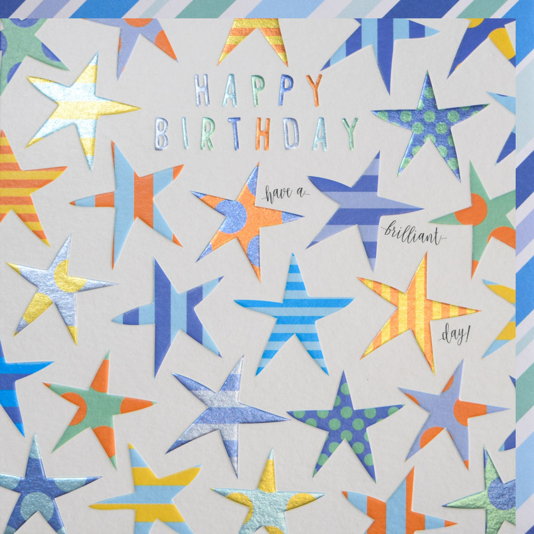 Stars Birthday Card