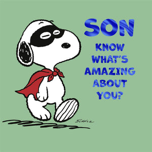 Son Snoopy Peanuts Card