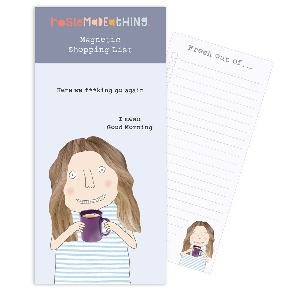 Good Morning Magnetic Notepad By RosieMadeAThing