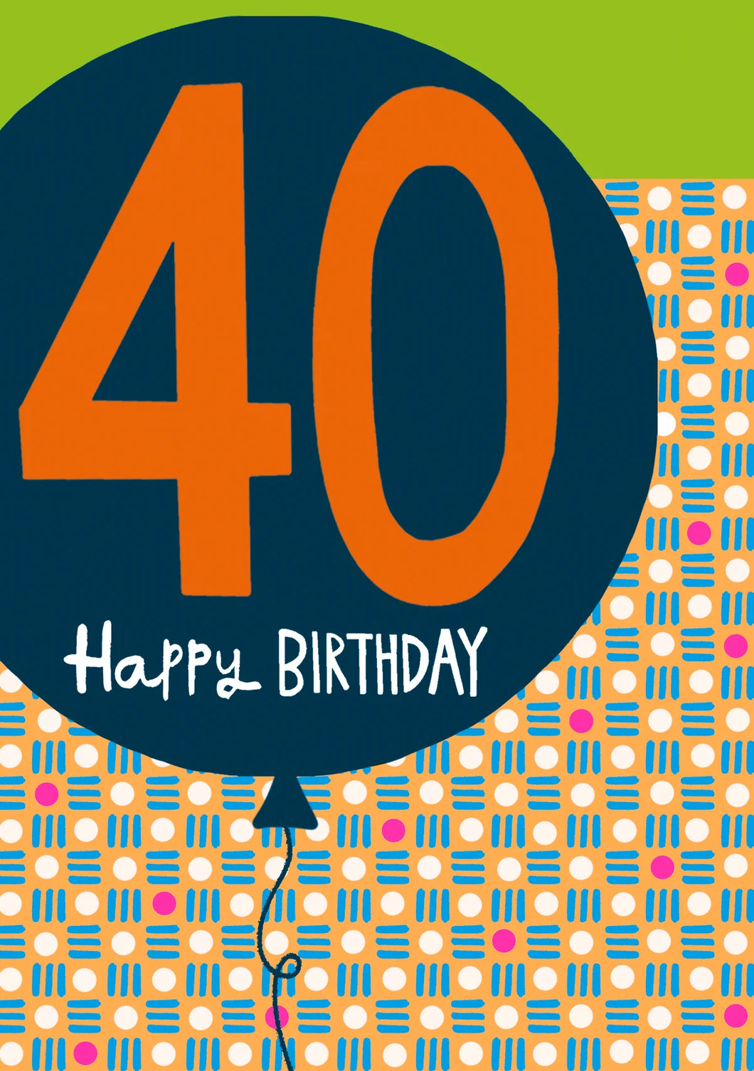 40th Birthday Card