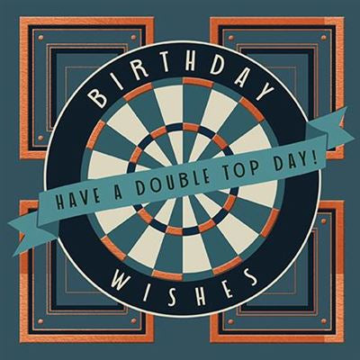 Dart Board Birthday Card