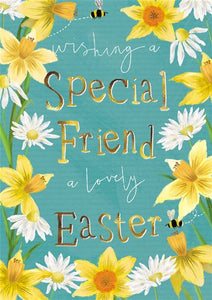 Daffodil Special Friend Easter Card