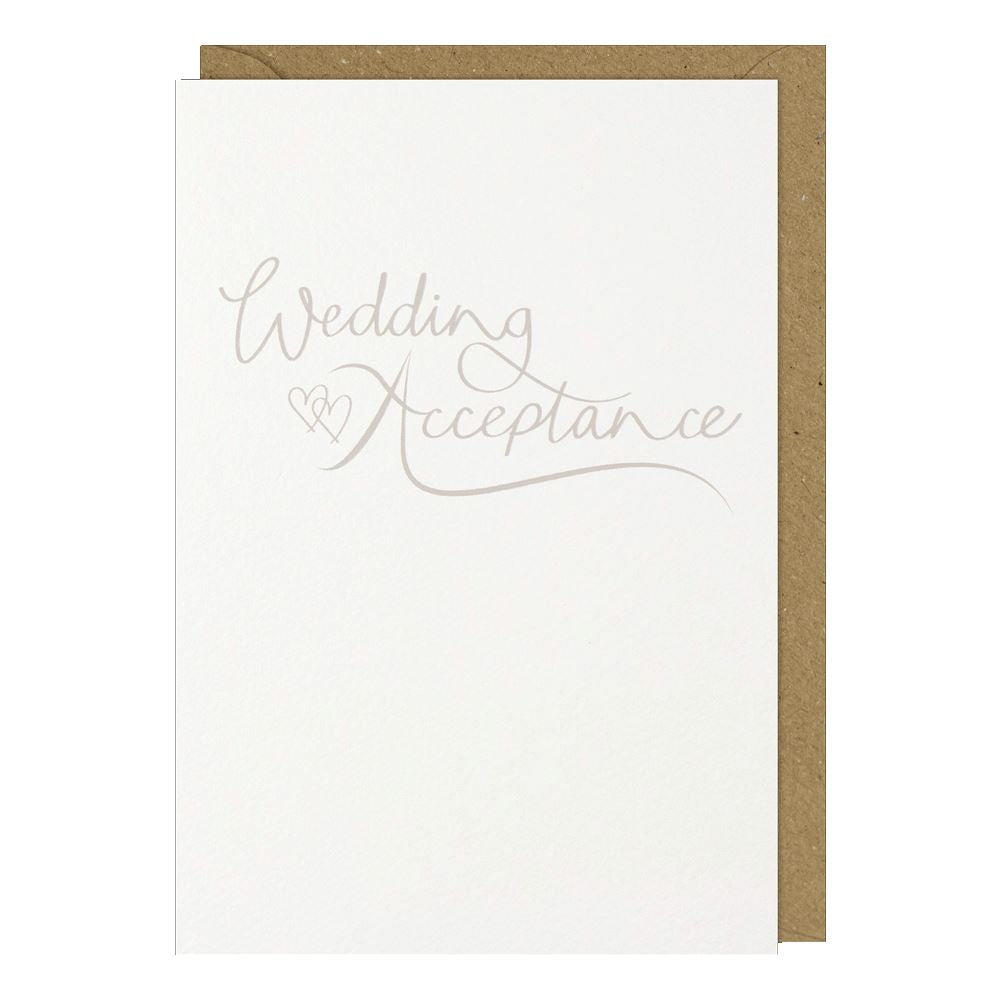 Wedding Acceptance Card