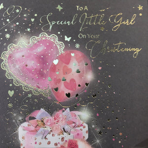 Little Girl Christening Card