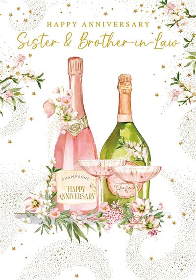 Sister & Brother-In-Law Anniversary Card