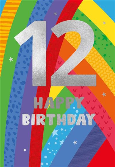 12th Birthday Card