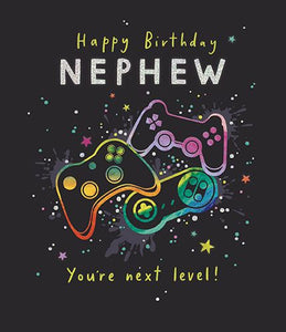 Gaming Nephew Birthday Card