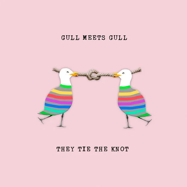 Gull Meets Gull Wedding Card