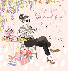 Tea & Cake Birthday Card