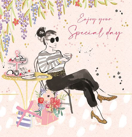 Tea & Cake Birthday Card