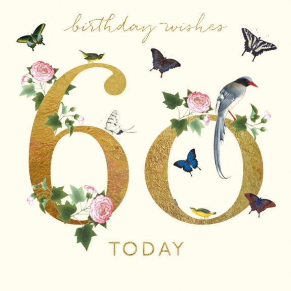 60th Birthday Card