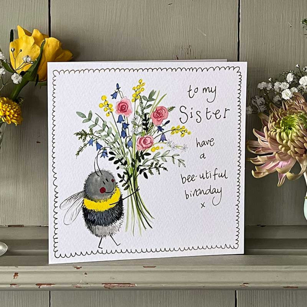 Sister Birthday Card by Alex Clark