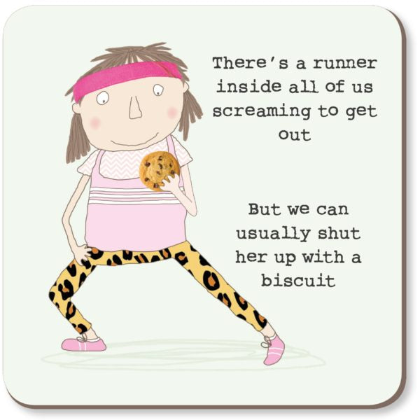 Runner Biscuit Coaster By RosieMadeAThing