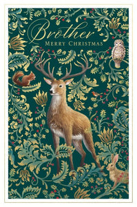 Brother Stag Christmas Card