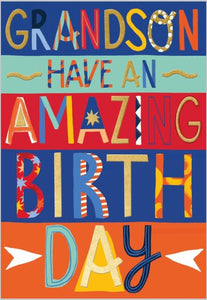 Grandson Birthday Card
