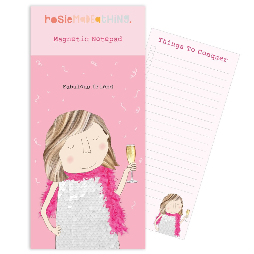 Fabulous Friend Magnetic Notepad By RosieMadeAThing