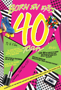 Born In 1985 - 40th Birthday Card