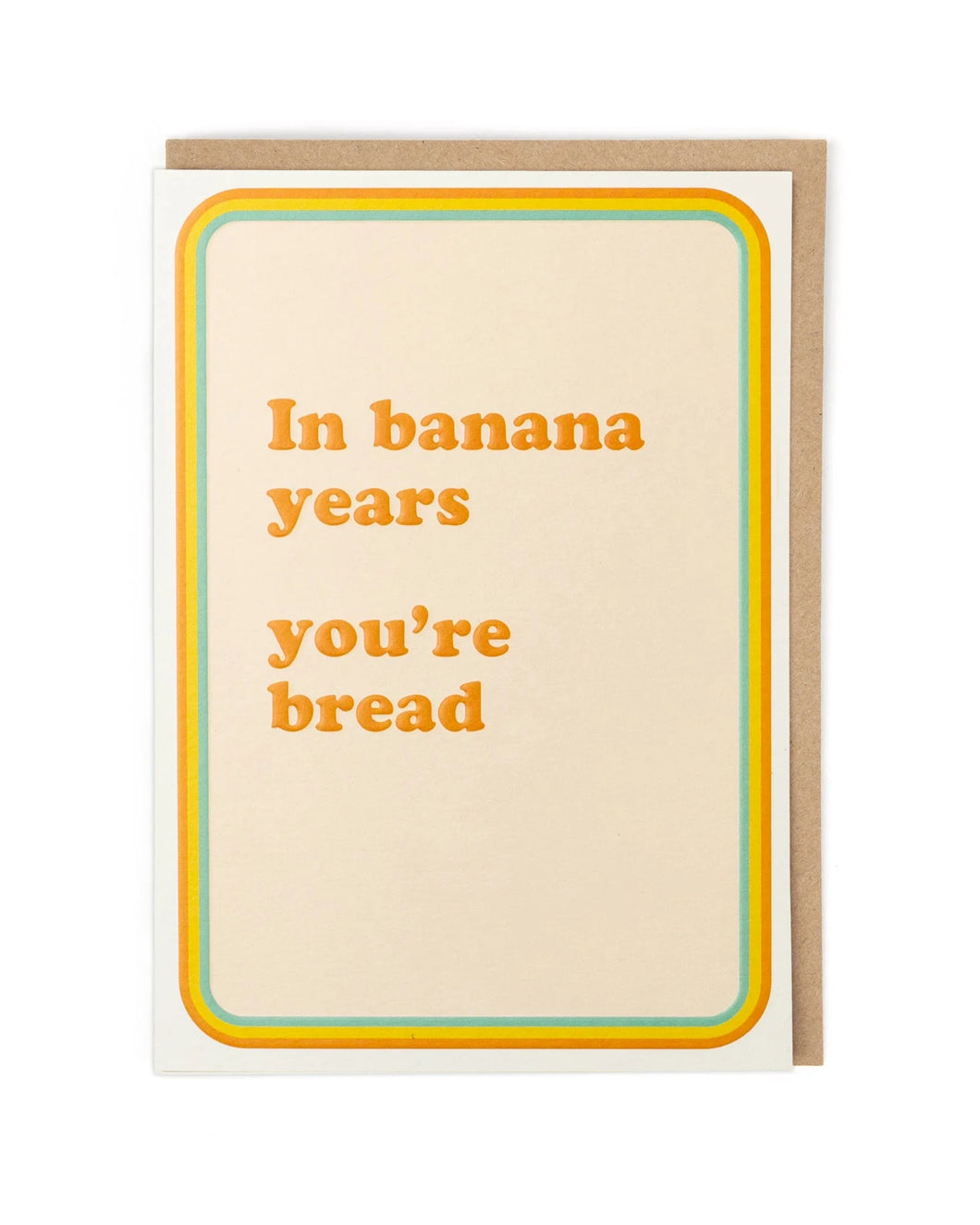 Banana Humour Blank Card