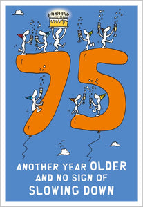 75th Birthday Card