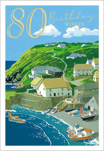 80th Birthday Card