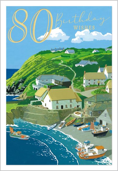 80th Birthday Card
