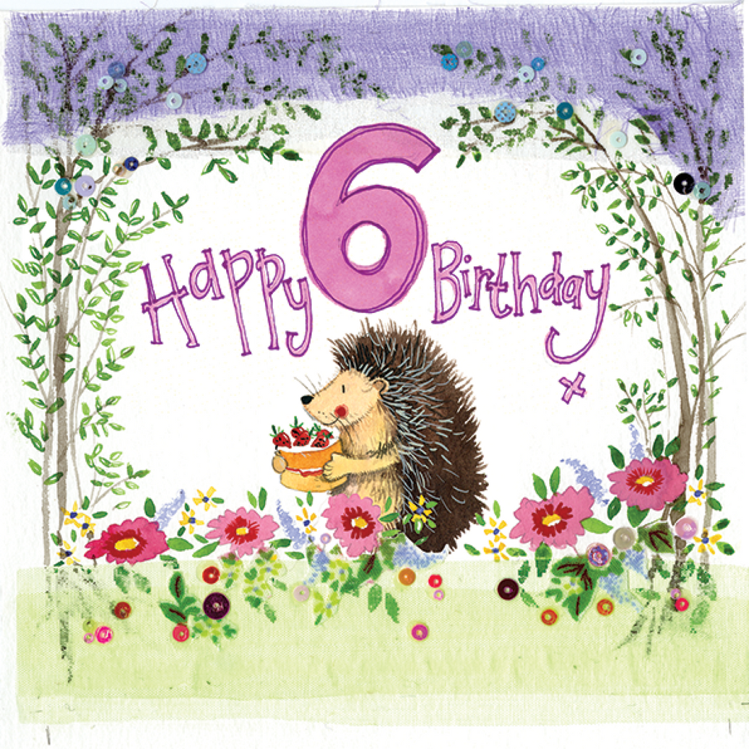 Happy 6th Birthday Card