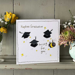 Buzzing For You Graduation Card