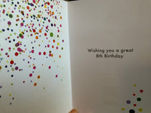 Load image into Gallery viewer, 8th Birthday Card
