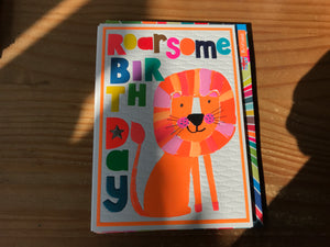 Lion Roarsome Birthday Card