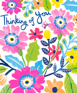 Flowers Thinking Of You Card