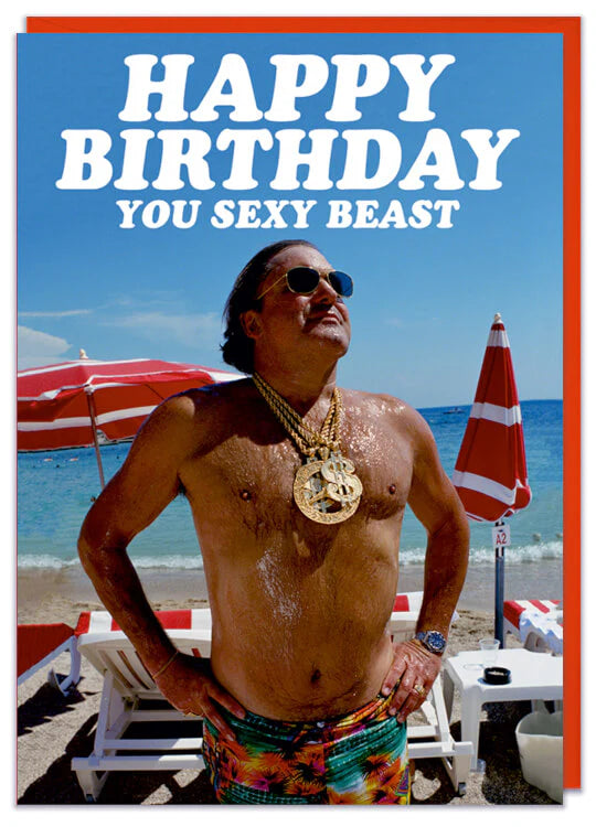 Sexy Beast Ray Winston Birthday Card