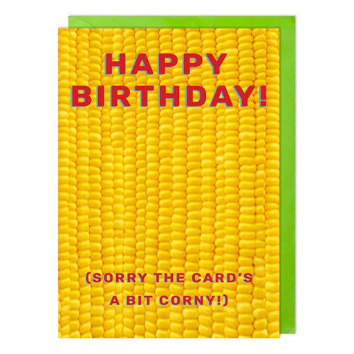 Corny Birthday Card