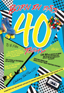 Born In 1985 - 40th Birthday Card