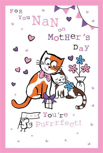 Purrrfect Nan Mother’s Day Card