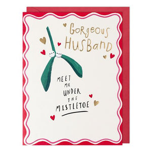 Gorgeous Husband Christmas Card