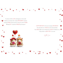 Load image into Gallery viewer, Wonderful Girlfriend Hamsters Birthday Card
