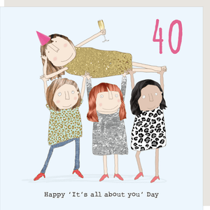 All About You. 40th Birthday Card By RosieMadeAThing