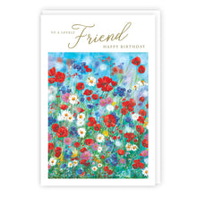 Load image into Gallery viewer, Friend Flowers Birthday Card
