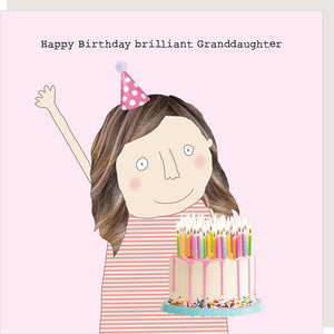 Brilliant Granddaughter Birthday Card By RosieMadeAThing