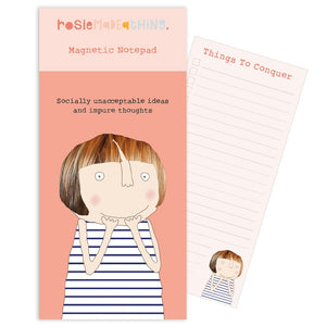 Socially Unacceptable Ideas Magnetic Notepad By RosieMadeAThing