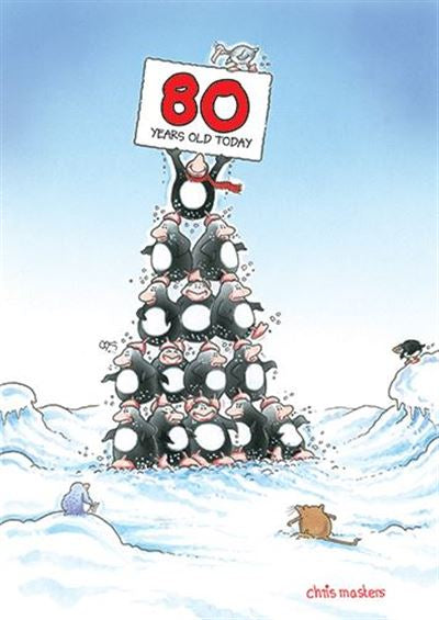 Humour 80th Birthday Card