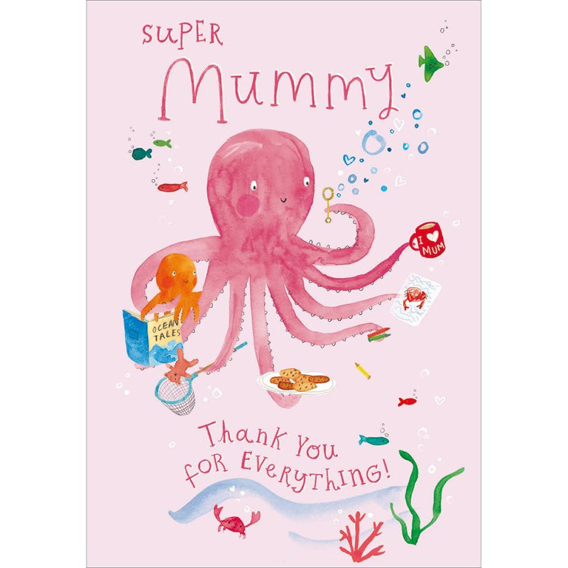 Octopus Mummy Mother’s  DayCard